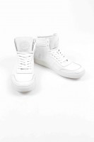 Impact ロゴ　ハイカットスニーカー　White＆White